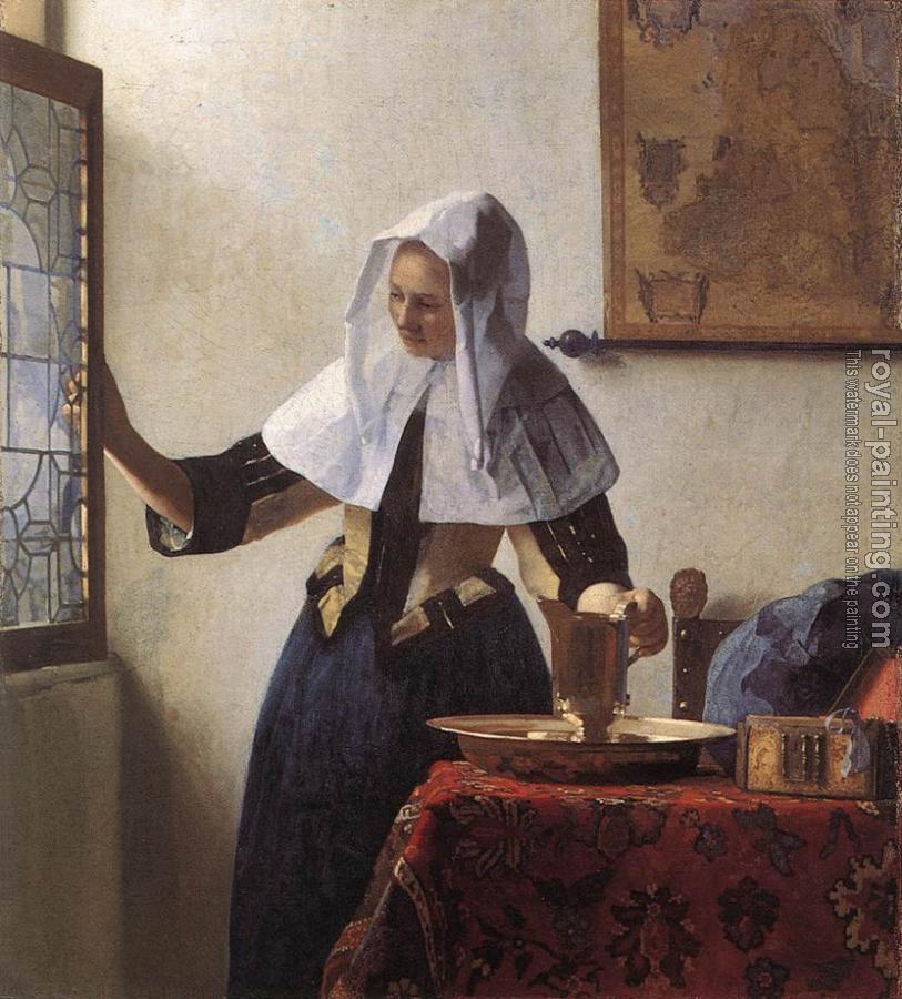 Jan Vermeer : Young Woman with a Water Jug